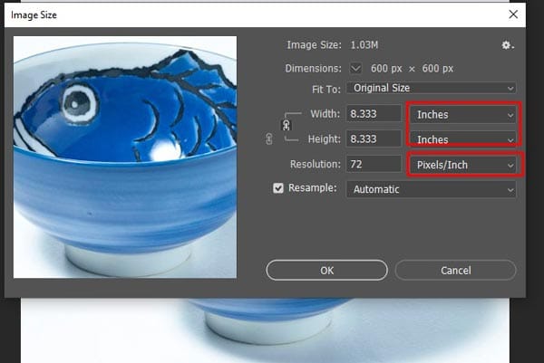 Adjust the Dimensions