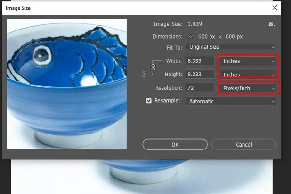Adjust the Dimensions
