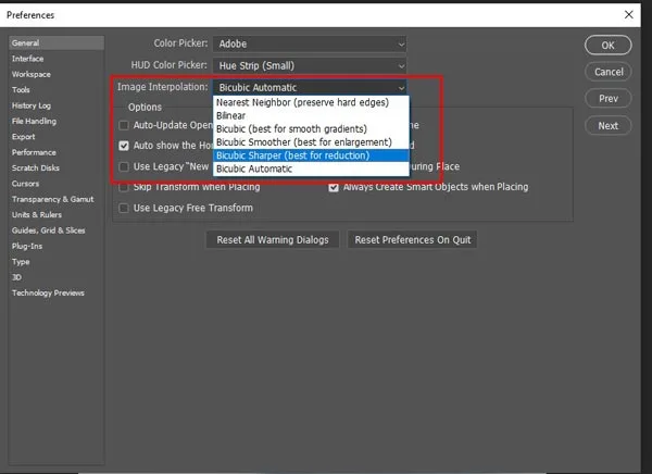 Choose the Resampling Method
