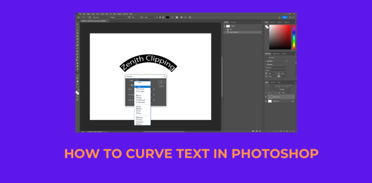 How to Curve Text in Photoshop