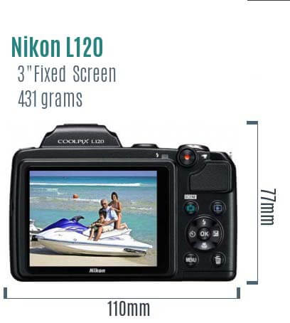 Nikon Coolpix L120 Display