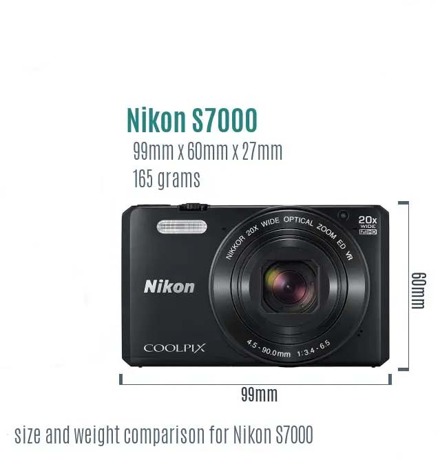 Nikon Coolpix S7000 Design
