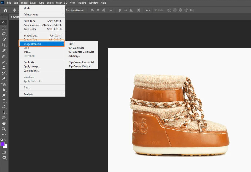 Rotate an Image option