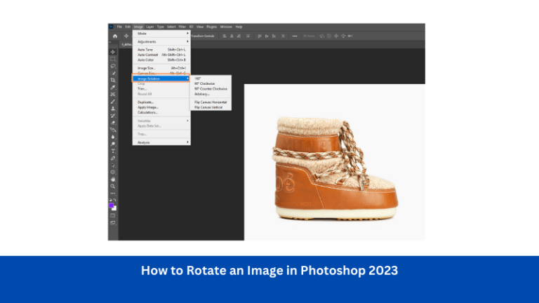 How to Rotate an Image in Photoshop