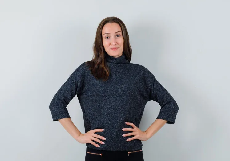 The Hand on Hips Headshot Examples