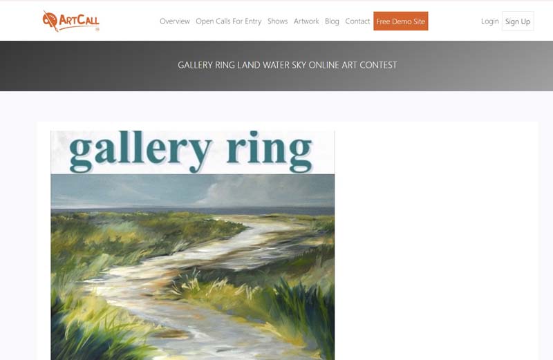 Gallery Ring Land, Water & Sky
