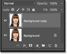 Background copy layer