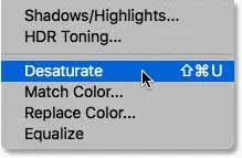 Desaturate The Layer