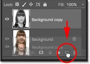 desaturated layer