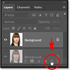 duplicate background layer