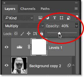layer opacity 40percent
