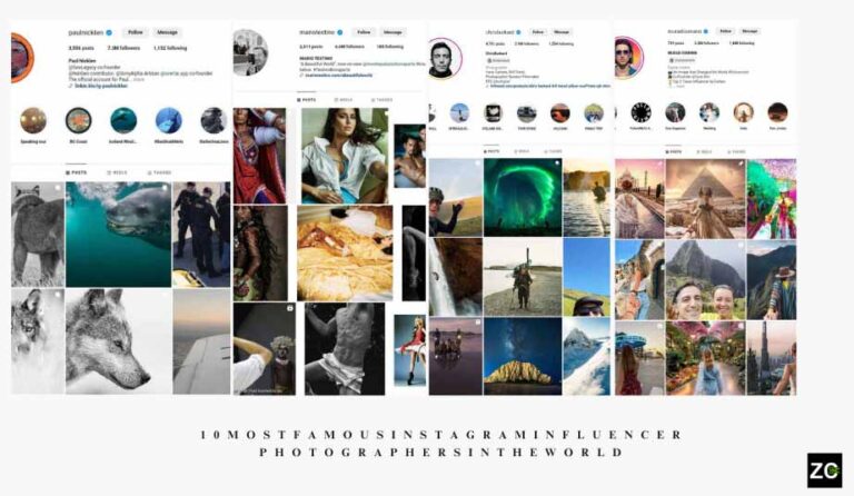 10 Most Famous Instagram Influencer Photographers in the World