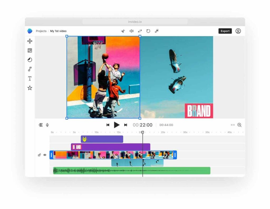 InVideo Online Video Editor (Browser only)