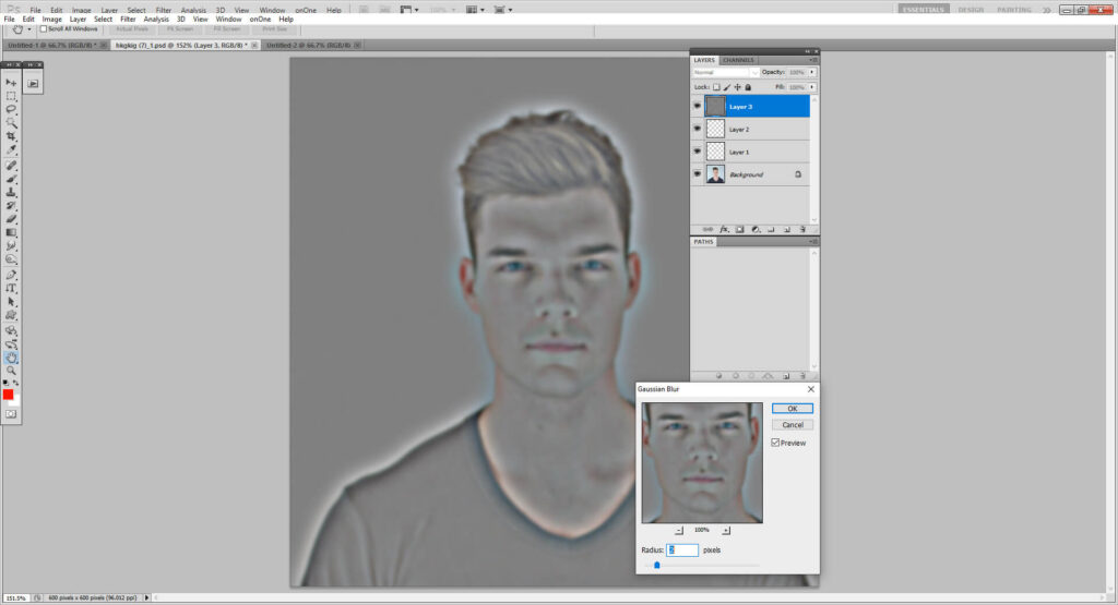 Refine Skin Smoothing with Gaussian Blur