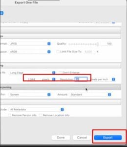 How to Export Multiple Photos in Lightroom