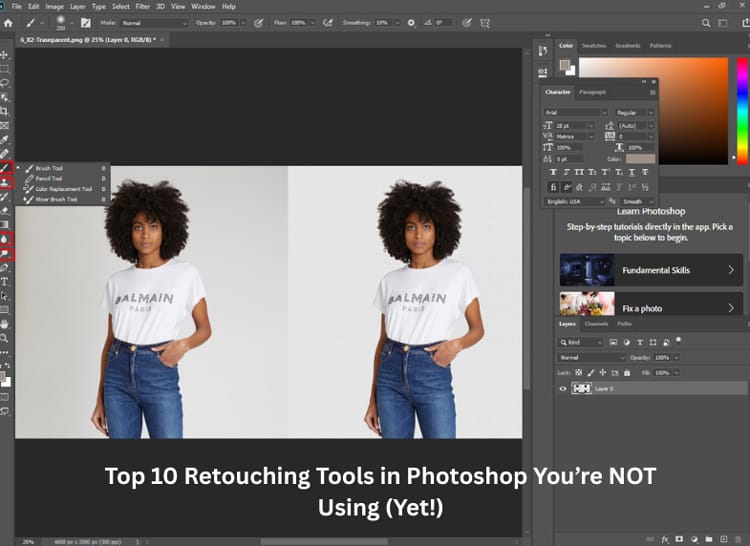 Retouching Tools in Photoshop
