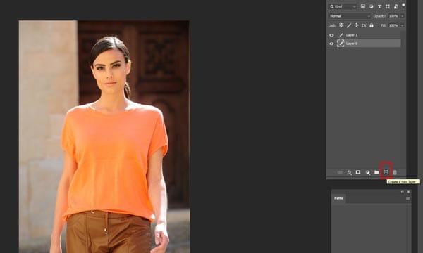 Removing Noise from Scanned Photos Create A New Layer