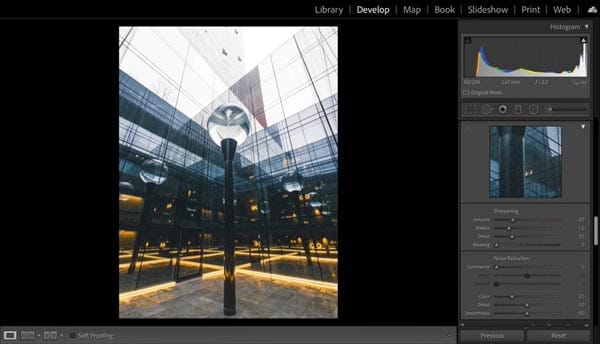 Sharpening and Noise Reduction