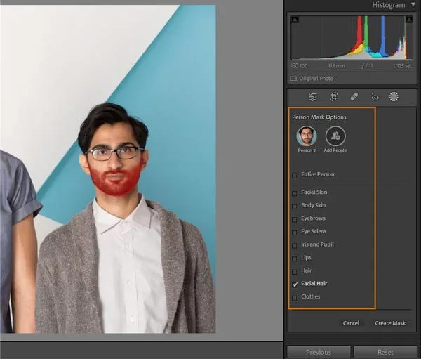 Skin Retouching with the Masking Tools