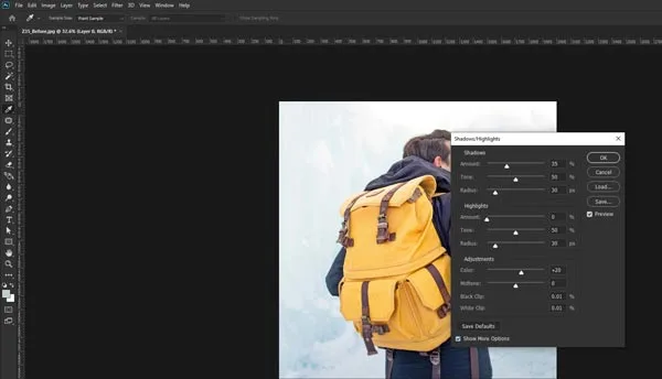 Working with Shadows, Midtones, and Highlights