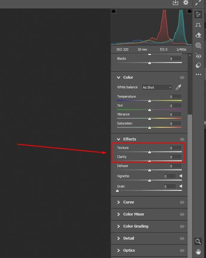 Enhance Details with Clarity and Texture