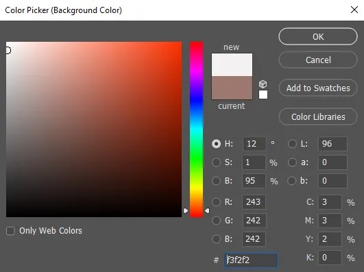 Open the color picker