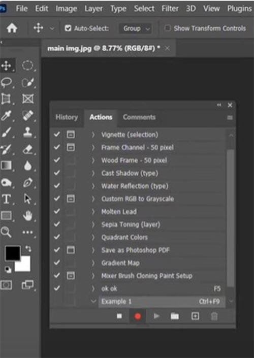 Use Presets and Actions to Save Time