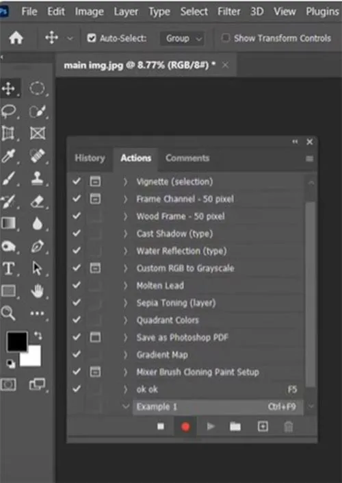Use Presets and Actions to Save Time