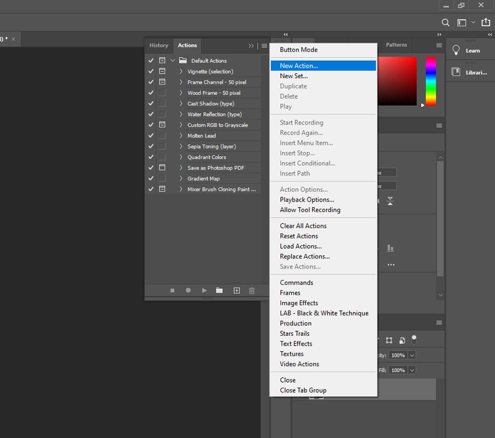 How to Install Third-Party Photoshop Actions