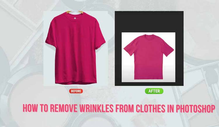 Remove Wrinkles from clothes in Photoshop