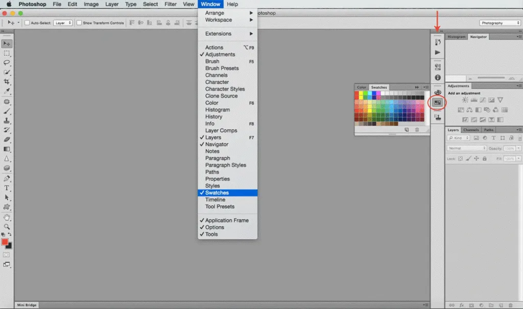 Setting Up Your Photoshop Workspace for Actions