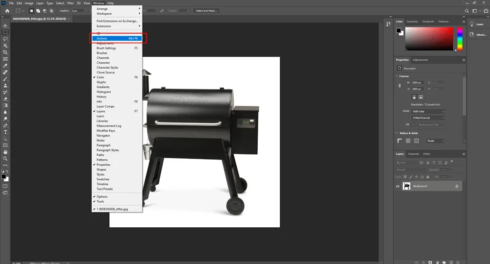 What Are Photoshop Actions