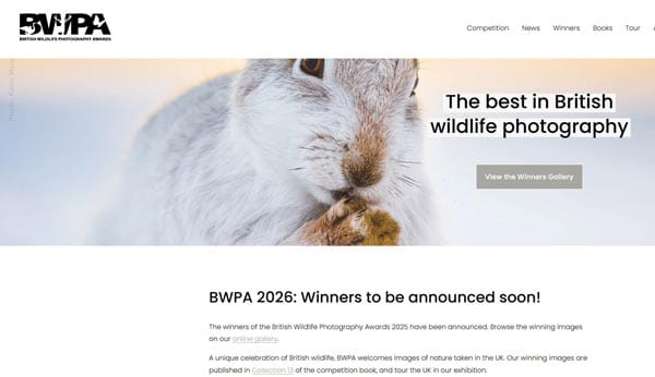 British Wildlife Photography Awards (BWPA)